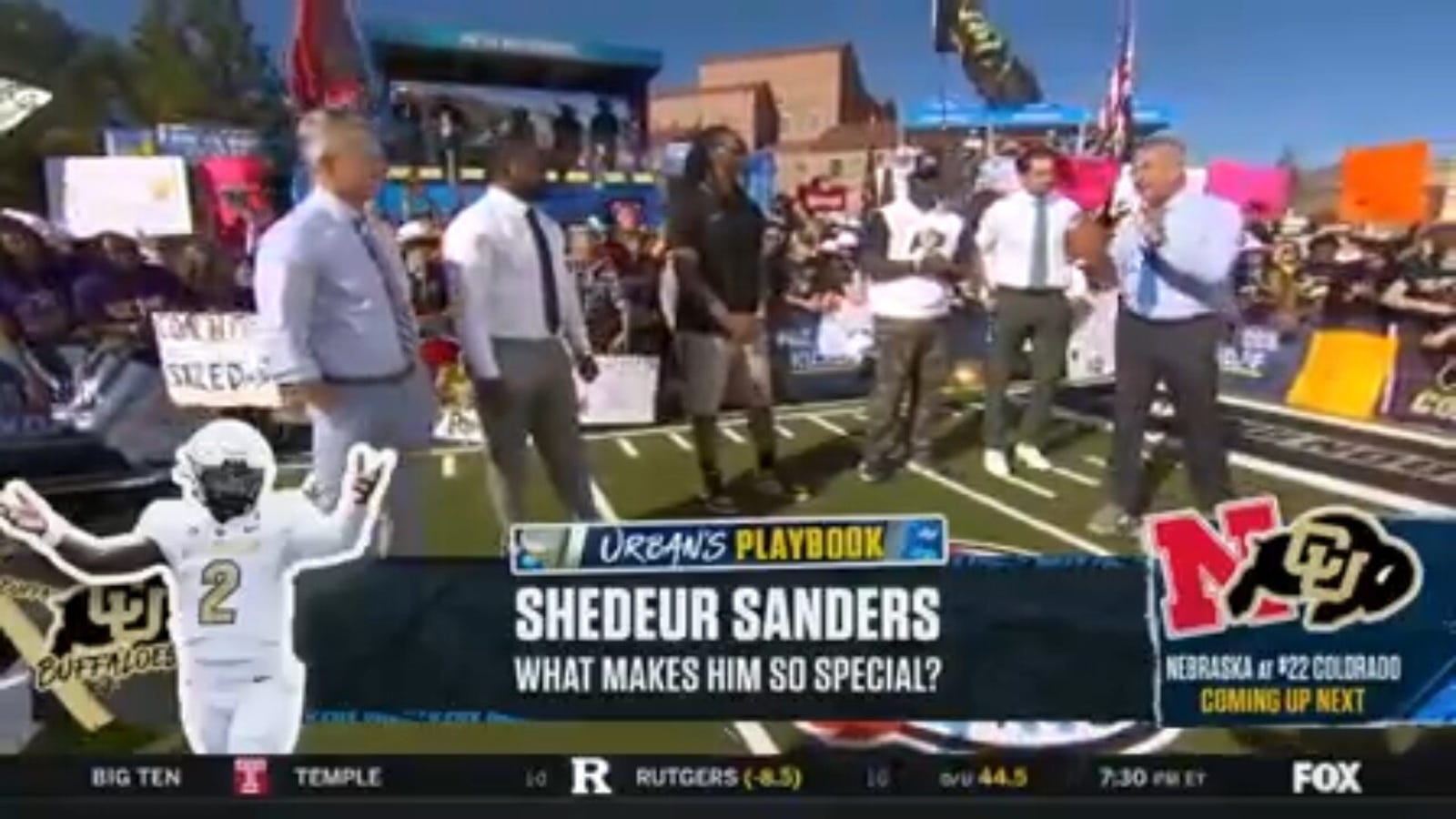 Urban Meyer breaks down Shedeur Sanders' play in Week 1